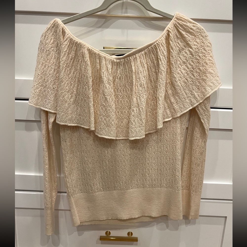 Tanya Taylor off the shoulder sweater - Picture 3 of 5